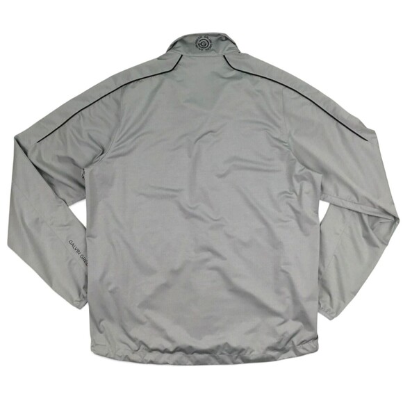 Galvin Green Golf Windbreaker Jacket Mens Size Medium Grey Full Zip Performance - Picture 6 of 14